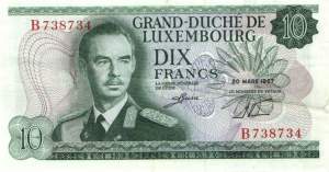 10 Francs 20.3.1967